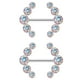 thumbnail image 2 of Guardurnaity Pezones Anillo Cuerpos de acero inoxidable Piercing Joyería Cuerpo Decoración para mujeres Ropa, zapatos y accesorios Miscelánea, 2 of 5