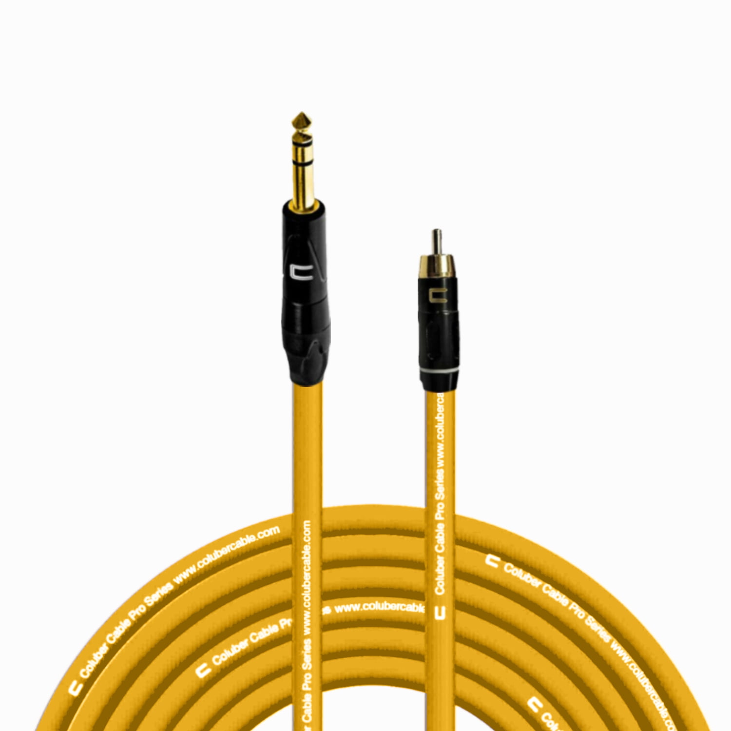 Coluber Cable Balanced 1/4" TRS Male - RCA Male - Pro 3-Pin Audio ...