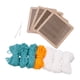 thumbnail image 5 of Juego de ganchos de pestillo para posavasos, juego de posavasos multifunción para bordado de ganchillo Verde, 5 of 9