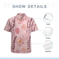 thumbnail image 7 of High Quality Hawaiian Shirts for Men Short Sleeve Aloha Beach Shirt Floral Summer Casual Button Down Shirts Blouses GCVMB9, 7 of 7