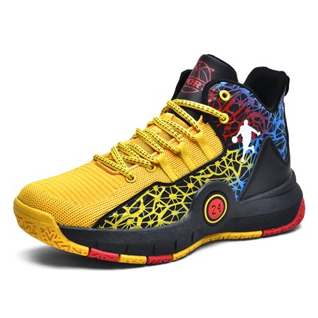 

Boys Casual Basketball Shoes Non-slip Lace-up Breathable Sneakers For Outdoor Sports