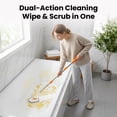 thumbnail image 6 of 3-in-1 Bathtub Scrubber Brush, Adjustable Handle Multi-Surface Cleaning Brush, Detachable Replacement Heads Scrub Brush for Bathroom  bathtub, 6 of 11