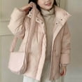 thumbnail image 2 of Girls' Winter Jacket, Warm Down Jacket with Bag for Medium and Large Children, 2 of 6