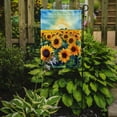 thumbnail image 2 of Kansas Sunflowers in Watercolor Garden Flag 11.25 in x 15.5 in, 2 of 5