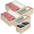 thumbnail image 5 of AURARMLET 6-Piece Beige Non-Woven Fabric Drawer Organizer Set for Dresser Storage and Home Organization, 5 of 8