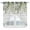 Sage Green Grey, variant on Swag Valance Curtains for Windows, Green Light Filtering Kitchen Curtains with Rod Pocket, Eucalyptus Leaves Decorative Window Treatment Valances for Living Room, 36x36 - 2 PCS