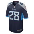 thumbnail image 2 of Men's Nike Quandre Diggs  Navy Tennessee Titans  Game Jersey, 2 of 6