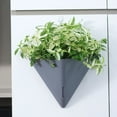 thumbnail image 4 of ​​ZCSKFIN Large 12 Inch Wall Planter for Indoor Plants with Self-Watering System, Geometric Hanging Flower Vase, Modern Stylish Wall Mounted Pot Holder Decor, 4 of 9