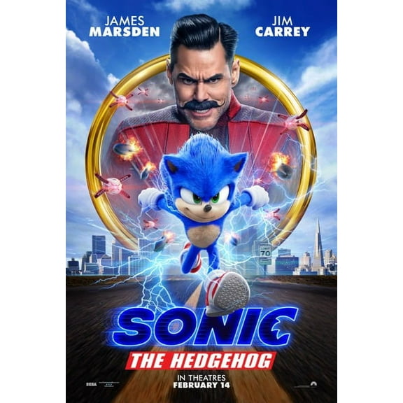Sonic the Hedgehog Movie Poster Print (11 x 17) - Item # MOVEB87955