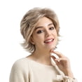 thumbnail image 2 of Fashion Wig Short Haircut Wigs Short Human Hair Synthetic Wig PS Wig Cap, 2 of 5