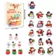 thumbnail image 3 of Ganfancp Serie Navideña Navidad 24 Caja Calendario Cuenta Atrás Muñeco de Nieve Caja Sorpresa Ofertas Del Día Calendario Navideño de 24 Días*1, 3 of 4