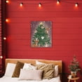 thumbnail image 2 of Stupell Industries Christmas Tree Fun Animals Canvas Wall Art, design by Drew McInerney, 30 x 24, 2 of 7