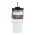 thumbnail image 1 of Taza de coche ZHCH con aislamiento al vacío y tapa con pajita color blanco 600ml, 1 of 5