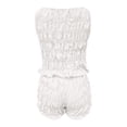 thumbnail image 4 of Aihuaihua Women's Casual Sleeveless Ribbed Crop Top and Shorts Two Piece Summer Beach Outfit Set, 4 of 4