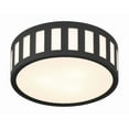 thumbnail image 4 of KEN-2203-BF Crystorama Lighting Kendal - 3 Light Flush Mount-5 Inches Tall and 14 Inches Wide, 4 of 5