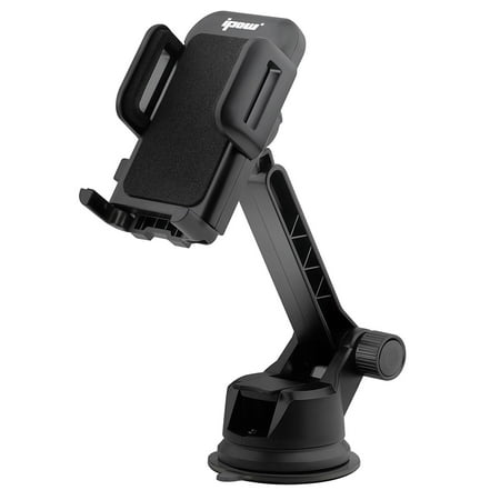 Cell Phone Holder for Car, IPOW Universal Dashboard Cell Phone Holder Gravity Auto-Clamping Car Cradle Mount Adjustable Car Holder Compatible iPhone XS/XR/X/ 8/7/ 6s/ Plus