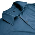 thumbnail image 5 of Casual Cotton Sweatshirts for Men Button down Pullover Lapel Long Sleeve Shirt Lightweight Athletic Workout Sweaters Running Tops, 5 of 6