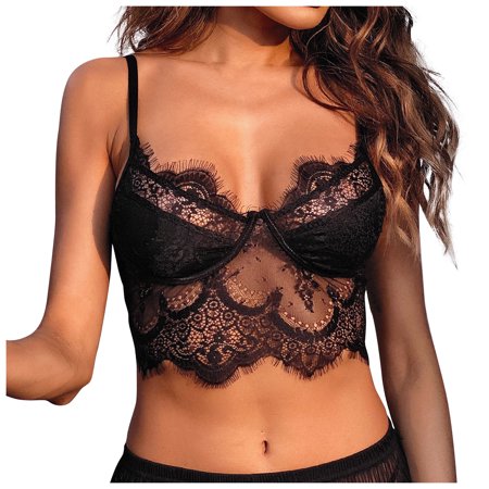 

Summer Savings Clearance!RBCKVXZ Ladies Sexy Lingerie Lace Feather Stitching Perspective Sexy Top Short Vest