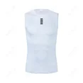 thumbnail image 4 of Capas base para ciclismo Chaleco reflectante Maillot de ciclismo blanco Camiseta interior Chaleco elástico de secado rápido Maillots para bicicleta de carretera, 4 of 5