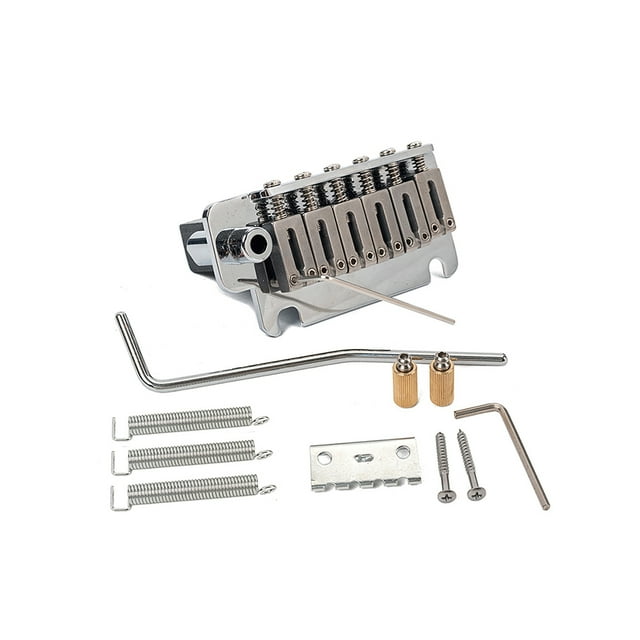 VONKY Guitar Bridge Stainless Screws Musical Equipment Saddle Professional Replaced Part Tremolo for Beginners Neck Joint Plate