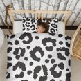thumbnail image 3 of Leopard Print Duvet Cover and Pillowcase Set for Single Bedding, Bedroom Accessories for Kids Teens, 3 of 5