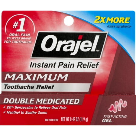 Orajel Maximum Toothache Relief Double Medicated, 0.42 OZ