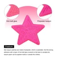 thumbnail image 4 of Uxcell Big 5 Star Sequins Iron-on Patches Sew Sequin Patch for Clothing Repair 90x90mm/3.54x3.54" Pack of 10(Rose Red), 4 of 6