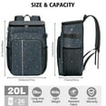 thumbnail image 3 of Astronaut Space Backpack Cooler, Insulated Leakproof Bag with Starry Night Sky and Planet Prints, Perfect for Space Exploration and Cosmos Fans, 3 of 6