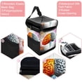 thumbnail image 2 of Mathematical Engineering Foldable Car Garbage Can with Lid, Leak-proof Hanging Storage Bag - Mini Trash Can for Car, 2 of 6