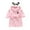 Pink, variant on WOYY Toddler Girls Panda Flannel Bathrobe Soft Hooded Belted Nightrobe, Sizes 2-3T