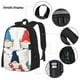 thumbnail image 3 of Disketp School Cute Gnomes Mochila Estampada de Gran Capacidad con Lonchera y Estuche, Set de 3 Piezas para Estudiantes, 3 of 7