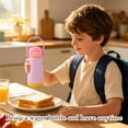 thumbnail image 6 of Clearance Under $10 | Portable Insulated Water Bottle with Locking Lid and Handle for Sports, Travel, and Daily Hydration, Purple, 6 of 9