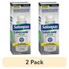 (2 pack) Salonpas lidocaine plus roll on pain relieving 4% lidocaine 3oz each