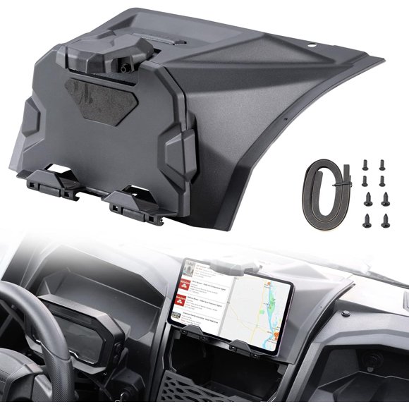 A & UTV PRO Tablet Holder for Teryx KRX 1000 2020-2025 ,Electronic Device GPS Holder Mounts with Storage Box for Kawasaki KRX 1000 4  Accessories