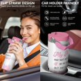 thumbnail image 6 of 1pc Mother 30oz Tumbler with Straw & Handle - Insulated Stainless Steel Cup | Holiday Gift for Man Women (Christmas, Valentine's, Birthday), 6 of 7