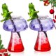 thumbnail image 1 of Juego de 2 copas de cóctel CHEPIHG creativas con forma de setas, 1 of 5