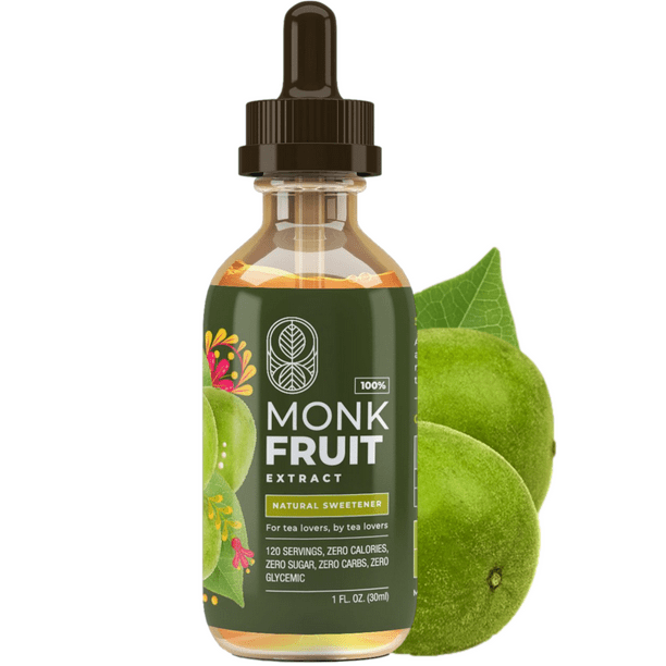 MONK FRUIT SWEETENER LIQUID 100 MONK FRUIT EXTRACT Zero Calories
