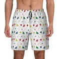 thumbnail image 2 of Goofa Happy Graduation Printed Men's Swim Trunks Board Shorts Quick Dry Mens Swimming Trunks with Compression Liner,Breathable Fit Hawaii Beach Shorts-, 2 of 9