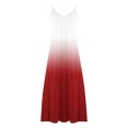 thumbnail image 4 of V Cuello Vestidos de Verano para las Mujeres 2025 Impresión sin Mangas Cuello Redondo Vestido Casual, Imitación Algodón Tirar Marco, 4 of 8