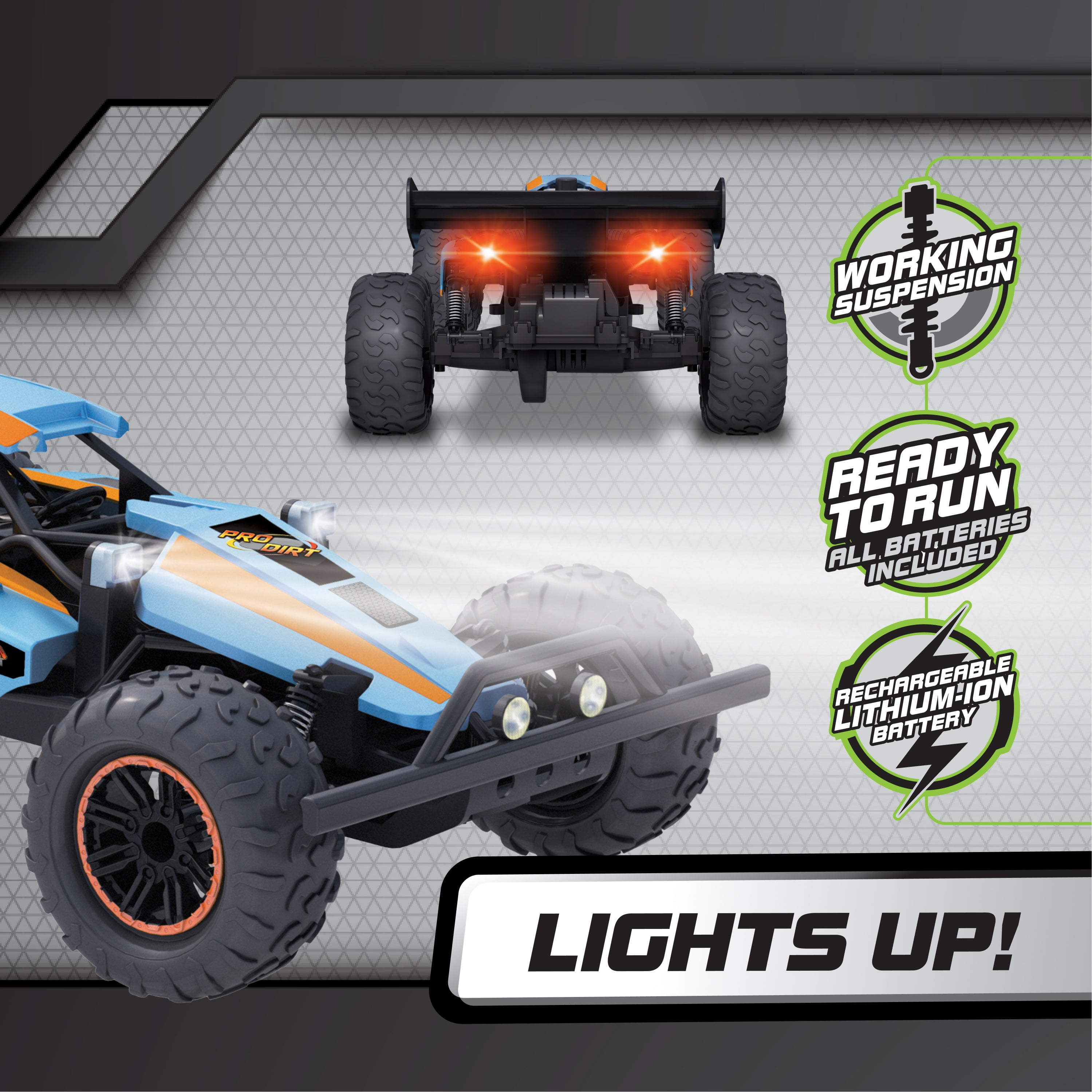 Adventure Force (1:8) Baja Brute Remote Control Ice Blue Buggy, WR5-88G21U-BL