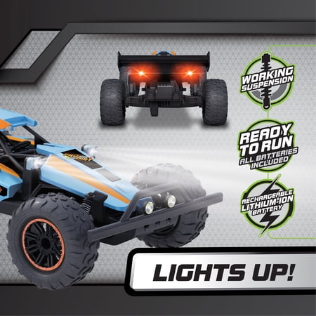 ADVENTURE FORCE (1:8) BAJA BRUTE REMOTE CONTROL ICE BLUE BUGGY, WR5-88G21U-BL