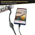 thumbnail image 4 of Scosche CAUXB4RCAA-SP 4ft USB-C to 3.5mm AUX Braided Audio Cable with RCA Adapter, Space Gray, 4 of 6