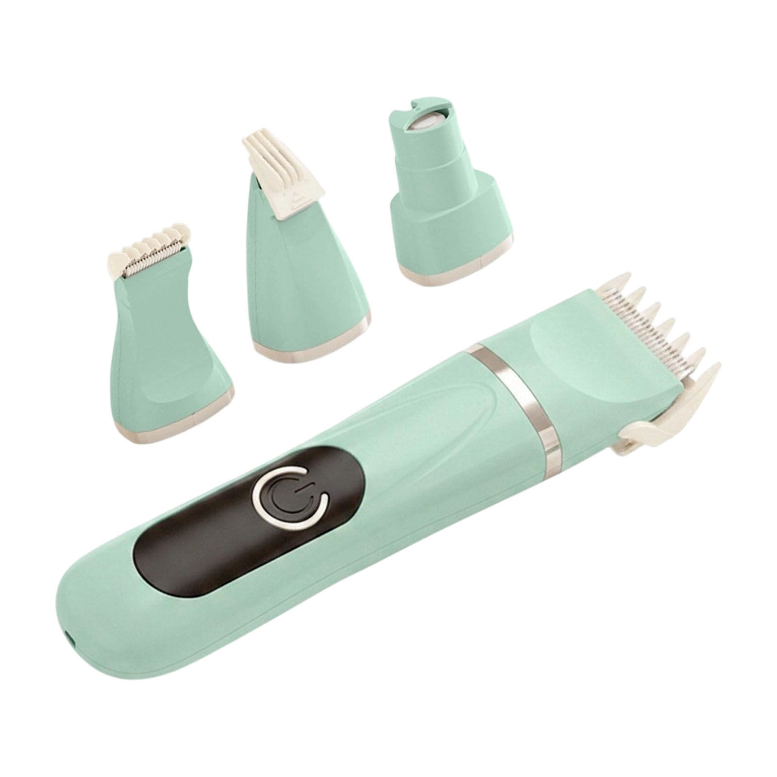 Complete Animal Hair Trimmer Cordless Pet Grooming Clipper with 3 Replaceable Heads & Comb Low Noise Rechargeable Hair Cutter for Dogs & Cats Portable ABS Body for Full Body Grooming