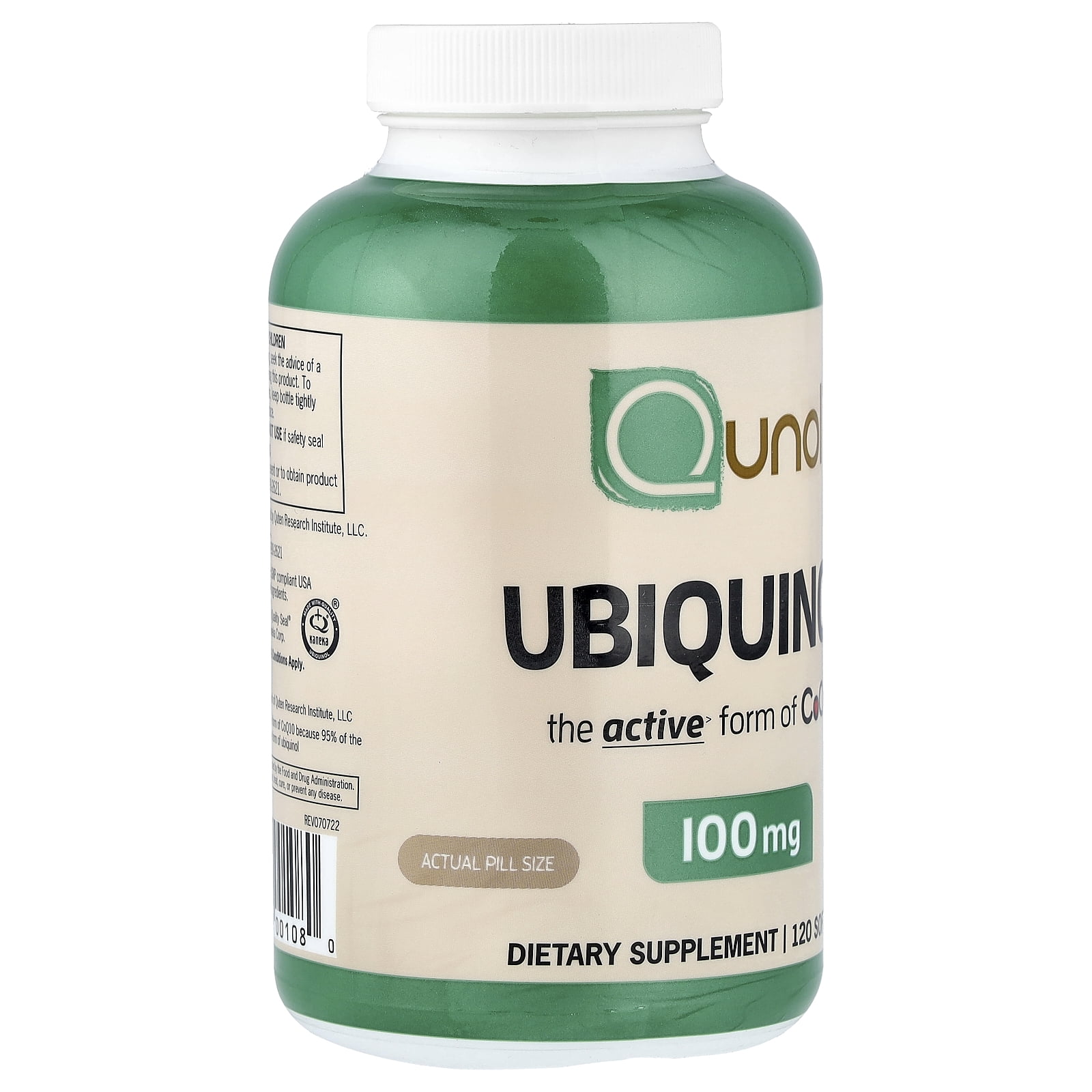 Qunol Ubiquinol, 100 mg, 120 Softgels