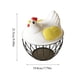thumbnail image 3 of Uuiauoio Chicken Wire Egg Baskets, Rustic Metal Egg Baskets for Fresh Eggs, Egg Holder Countertop Basket with, 3 of 6