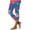 Blue, variant on Womens Capris for Yoga High Waist Stretchy Workout Gym Leggings Women's Activewear Leggings Navy XXL