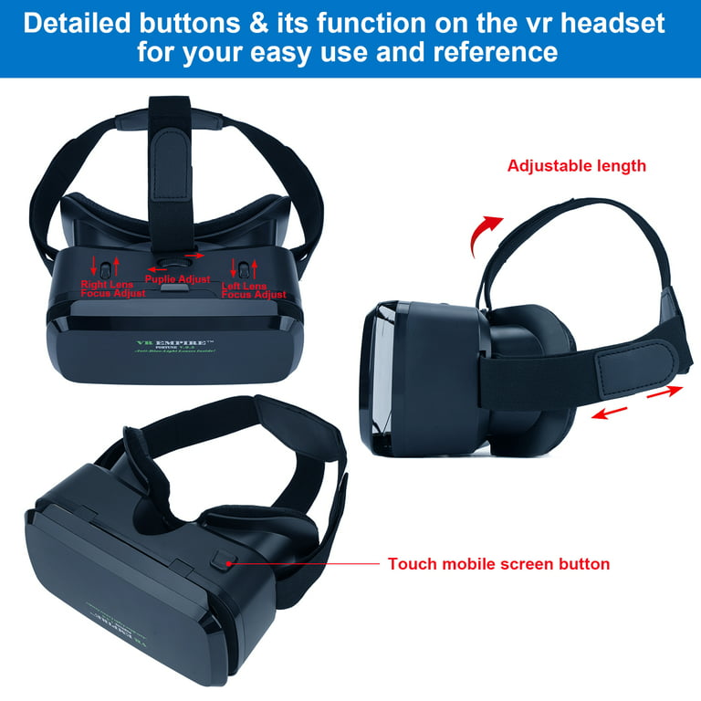 Cell Phone Virtual Reality (vr) headsets, VR EMPIRE VR Headset, Phone VR