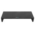 thumbnail image 1 of Wooden Computer Monitor Stand Riser Desktop Organizer,Black, 1 of 6