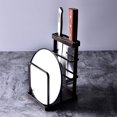 thumbnail image 3 of Metal Steel Cutting Board Holder Knife Block Kitchen Organizer Pantry Bakeware Rack Pan Pot Cover Lid Rack Stand (bronze), 3 of 3
