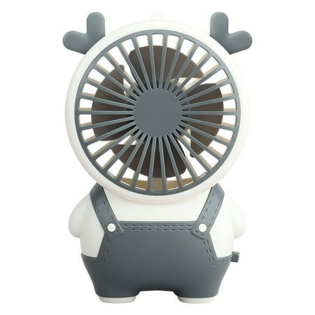 

ZAROYEAX Portable Rechargeable Cartoon Styled Mini Desktop Fan for Handheld Tabletop Use Cool for A Refreshing Summer